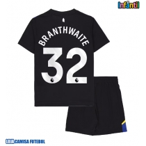 Camisa de Futebol Everton Jarrad Branthwaite #32 Equipamento Alternativo Infantil 2025-26 Manga Curta (+ Calças curtas)